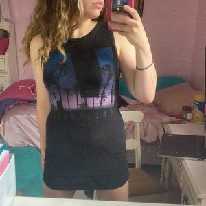LA Graphic Tee Dress